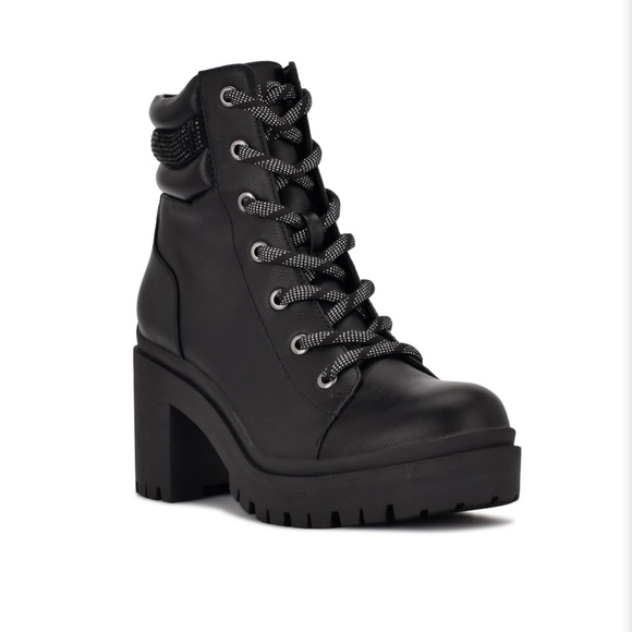 Nine West Combat Booties - Picture 2 of 5